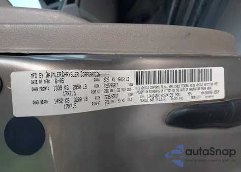 2005 Jeep Grand Cherokee Laredo from USA, damaged, VIN 1J4HS48N15C724199